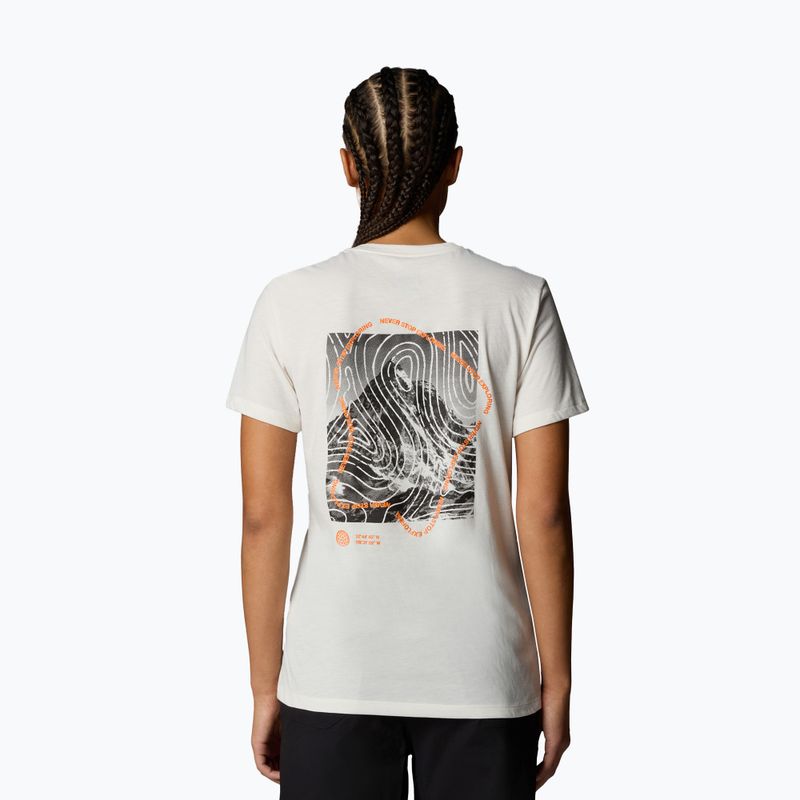 Koszulka damska The North Face Foundation Half Dome Ca Graphic white dune 3