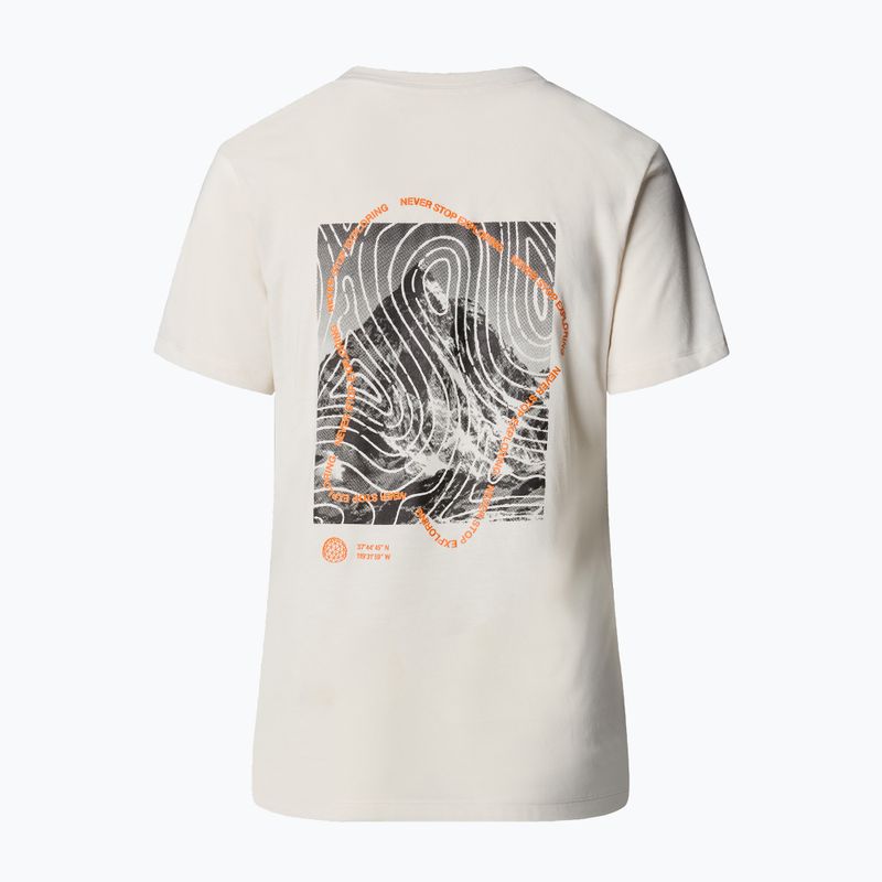 Koszulka damska The North Face Foundation Half Dome Ca Graphic white dune 5