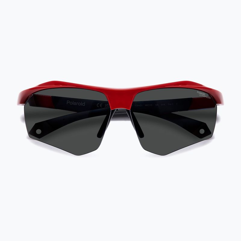 Okulary przeciwsłoneczne Polaroid PLD 7055/S red/grey polarized high contrast 4
