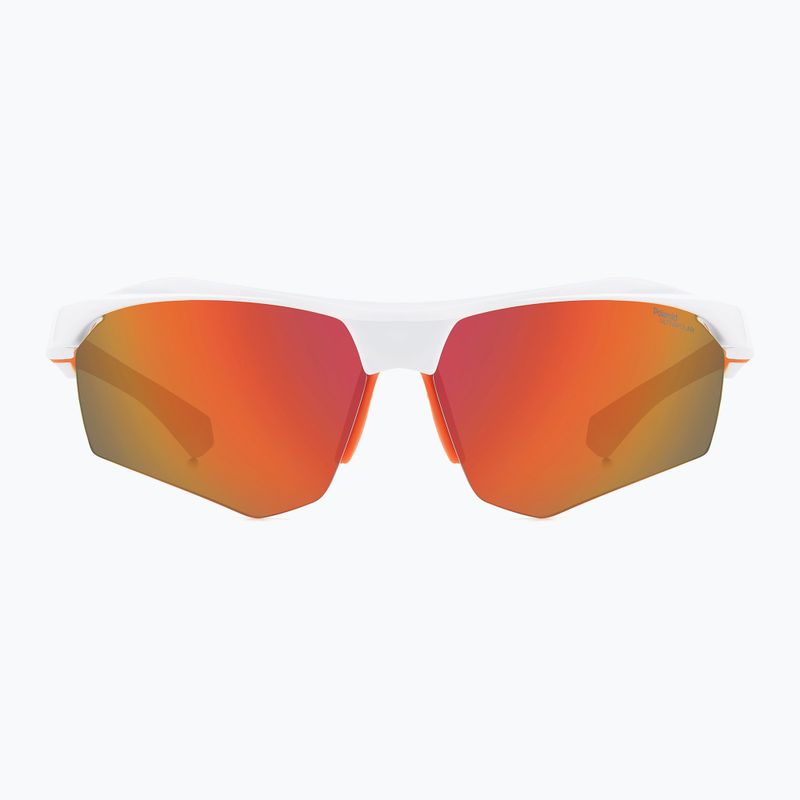 Okulary przeciwsłoneczne męskie Polaroid PLD 7055/S white/red multilayer polarized high contrast 3