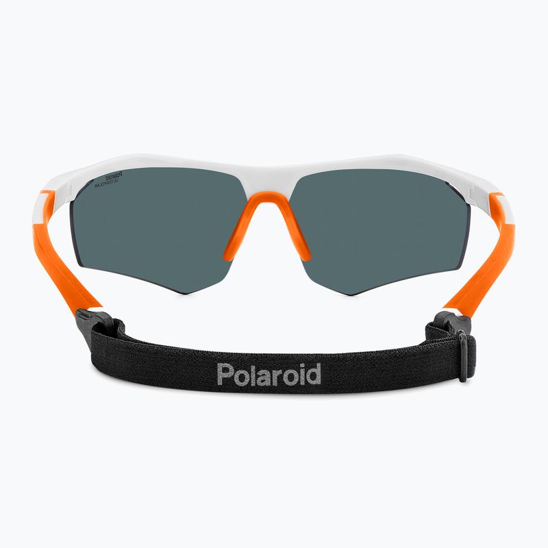 Okulary przeciwsłoneczne męskie Polaroid PLD 7055/S white/red multilayer polarized high contrast 5