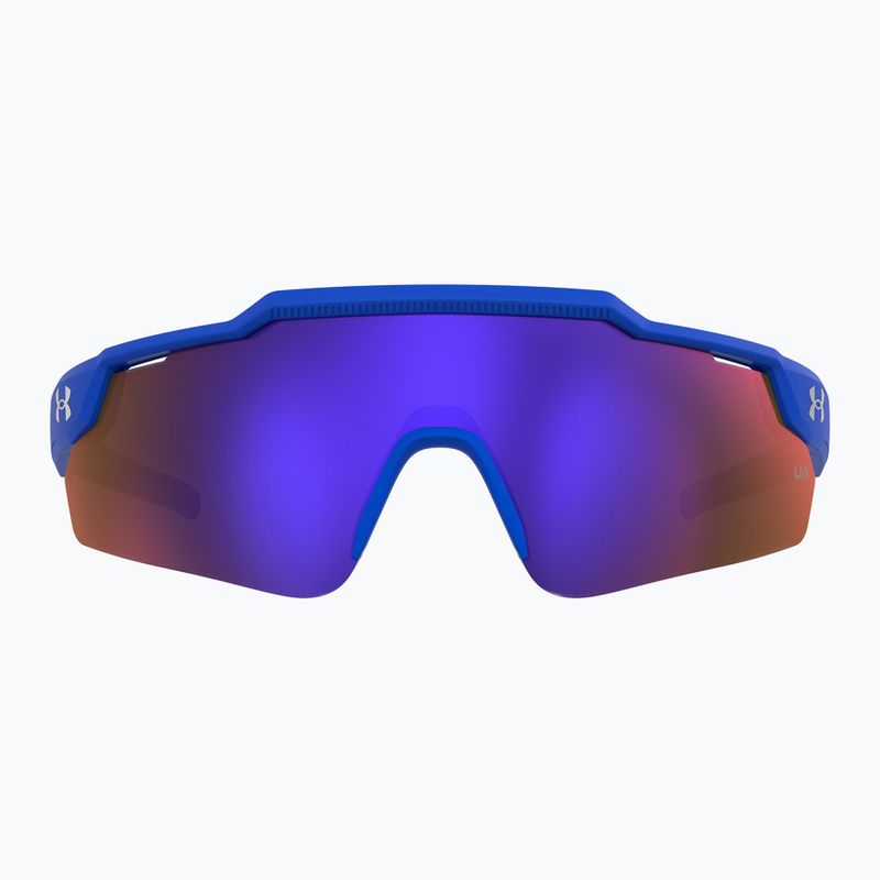 Okulary przeciwsłoneczne dziecięce Under Armour Levelup Jr S3 matte blue grey/infrared 3