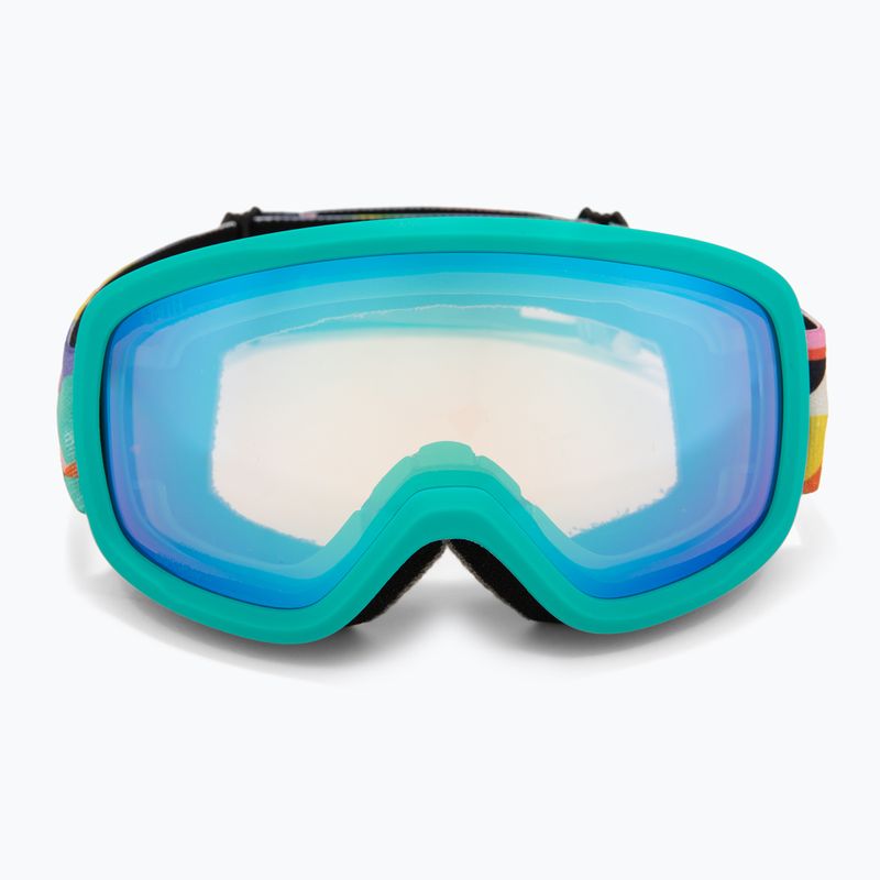 Gogle narciarskie Smith Snowday Jr jade formations/blue sensor mirror 2