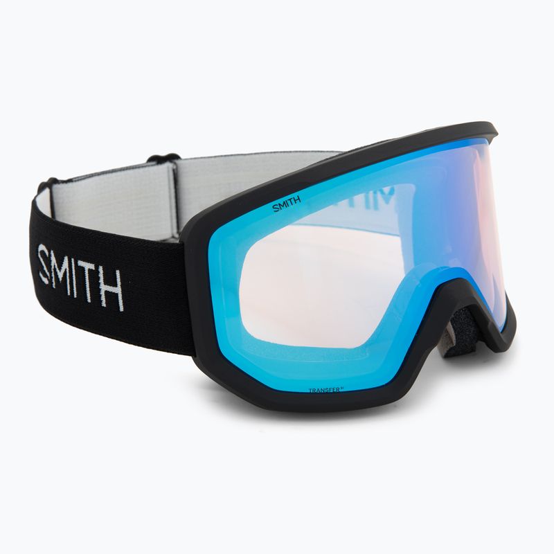 Gogle narciarskie Smith Transfer black/blue sensor mirror