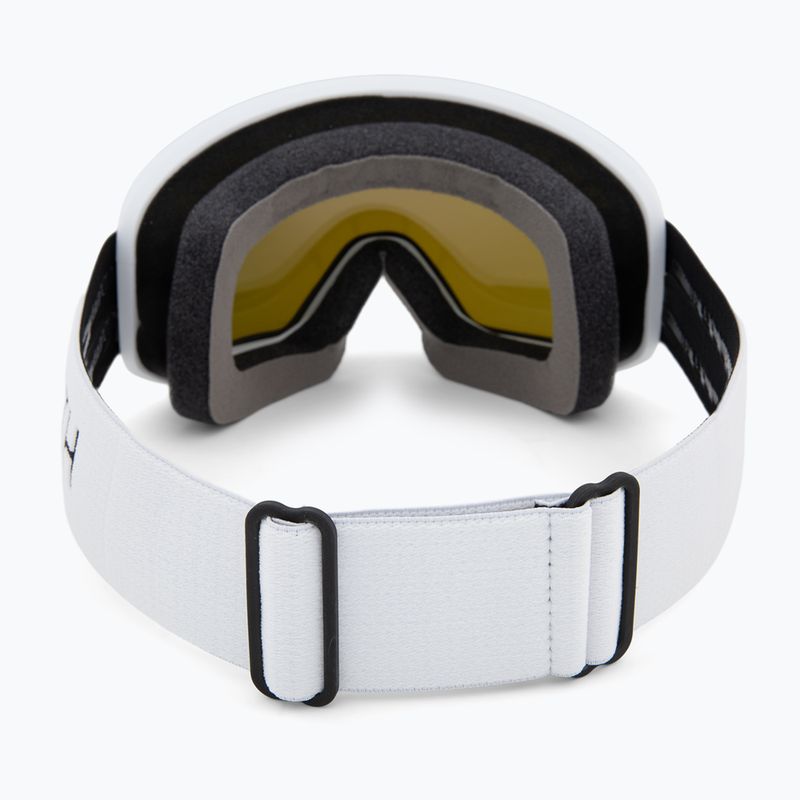 Gogle narciarskie Smith Transfer white/red sol-x mirror 3