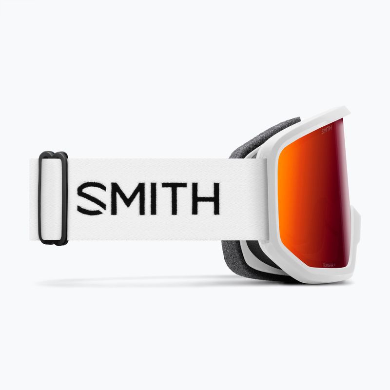 Gogle narciarskie Smith Transfer white/red sol-x mirror 8