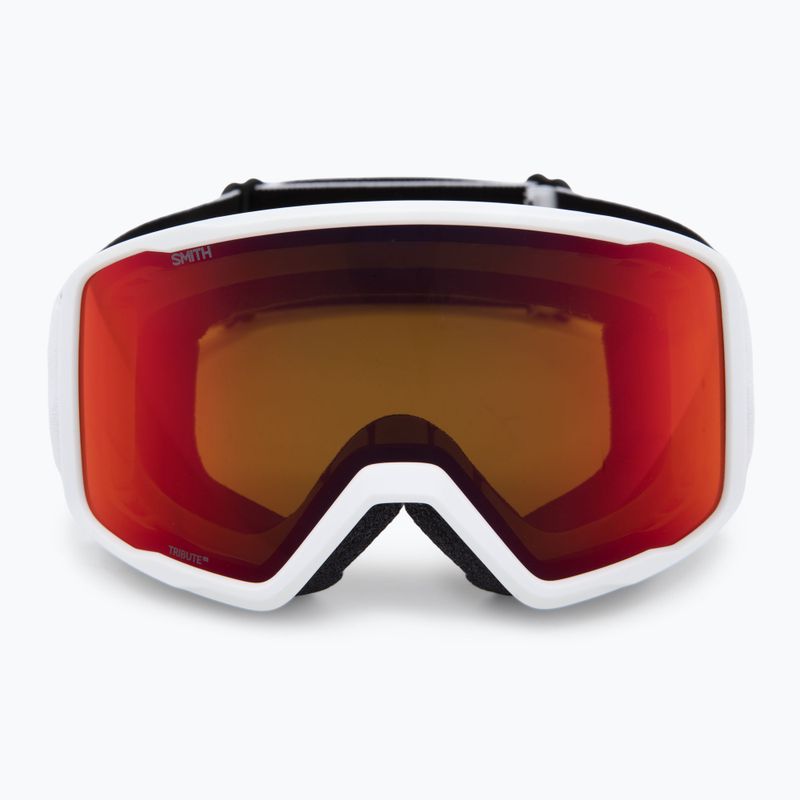 Gogle narciarskie Smith Tribute white/red sol-x mirror 2