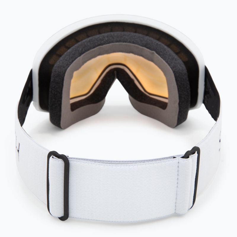 Gogle narciarskie Smith Tribute white/red sol-x mirror 3