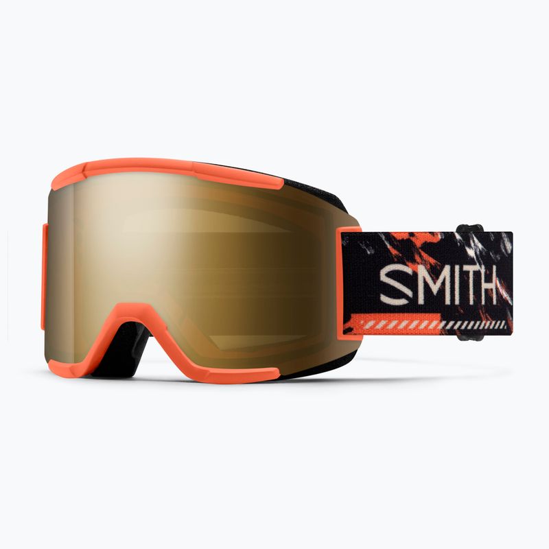 Gogle narciarskie Smith Squad cinder chop up/chrp sun black gold mirror/clear 6
