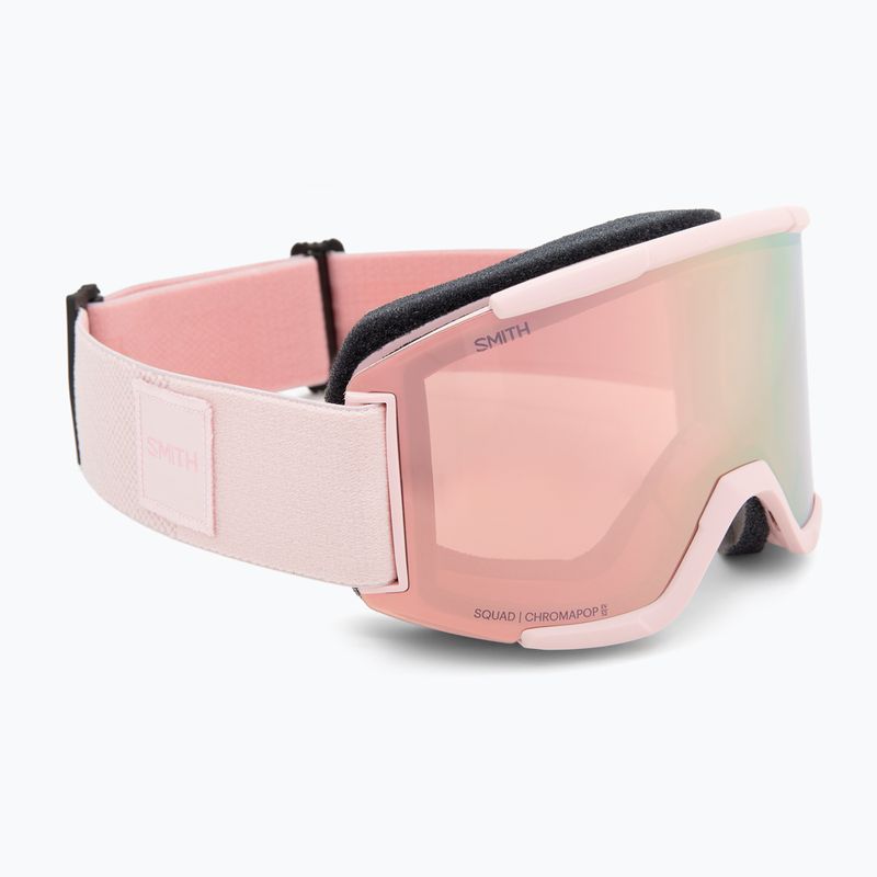 Gogle narciarskie Smith Squad carnation/chrp everyday rose gold mirror/clear 2