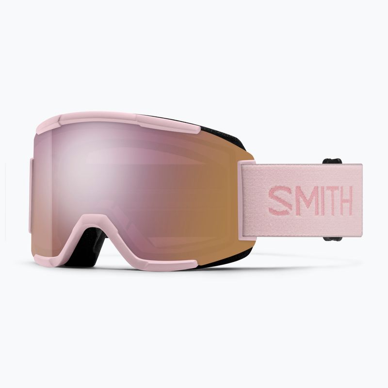 Gogle narciarskie Smith Squad carnation/chrp everyday rose gold mirror/clear 6
