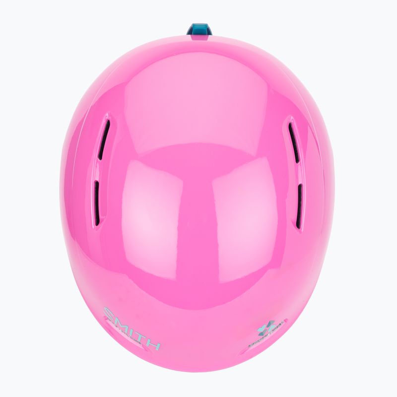 Kask narciarski dziecięcy Smith Glide Jr Mips vivid pink hearts 7