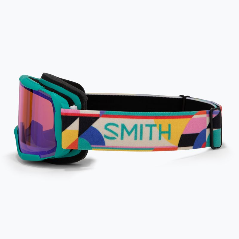 Gogle narciarskie dziecięce Smith Daredevil Jr jade formations/blue sensor mirror 4