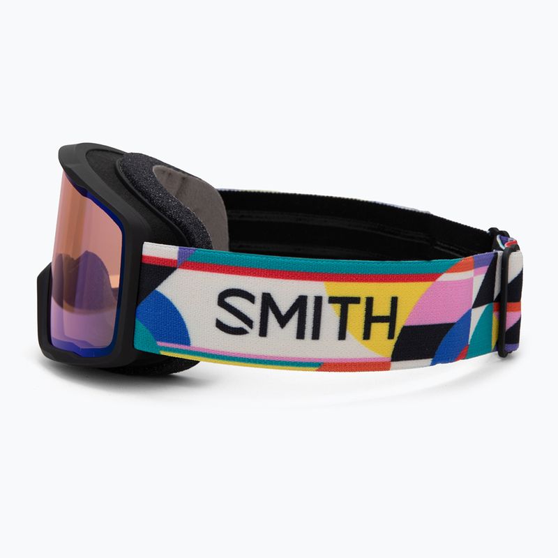 Gogle narciarskie Smith Tribute formations/blue sensor mirror 4