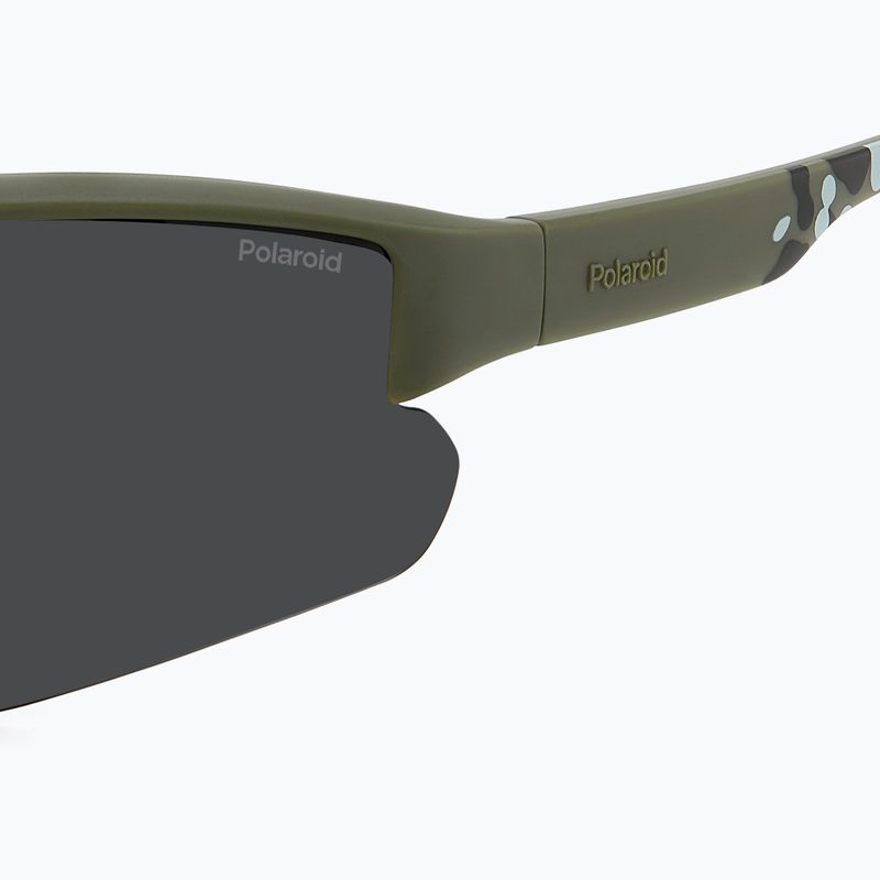 Okulary przeciwsłoneczne Polaroid PLD 7061/CI/S matte green/grey polarized 10