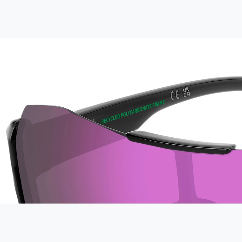 Okulary przeciwsłoneczne Polaroid PLD 7062/S black/grey pink mirror polarized 8