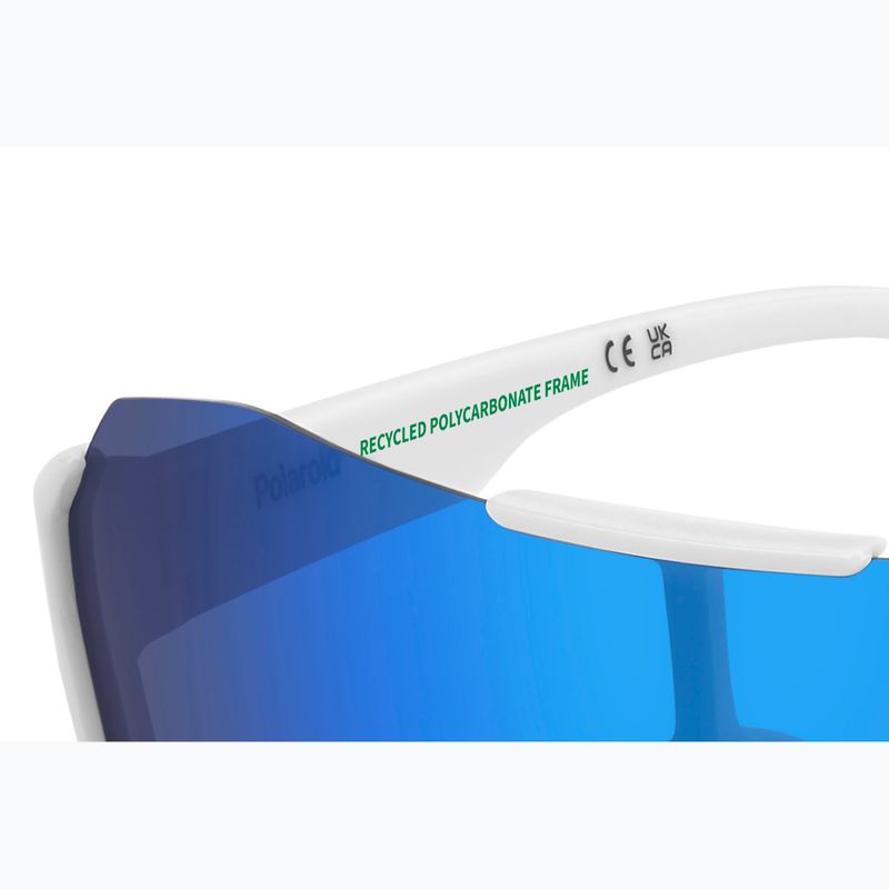 Okulary przeciwsłoneczne Polaroid PLD 7062/S white/blue mirror polarized 8