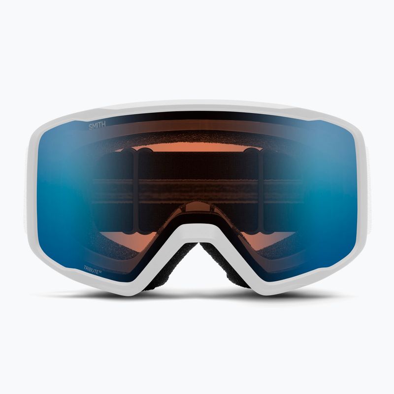 Gogle narciarskie Smith Tribute S1-S2 white/photochromic blue sensor mirror