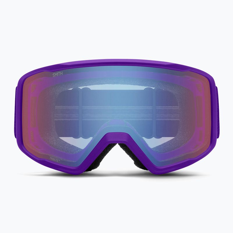 Gogle narciarskie Smith Tribute S1 fresh purple/blue sensor mirror antifog 2