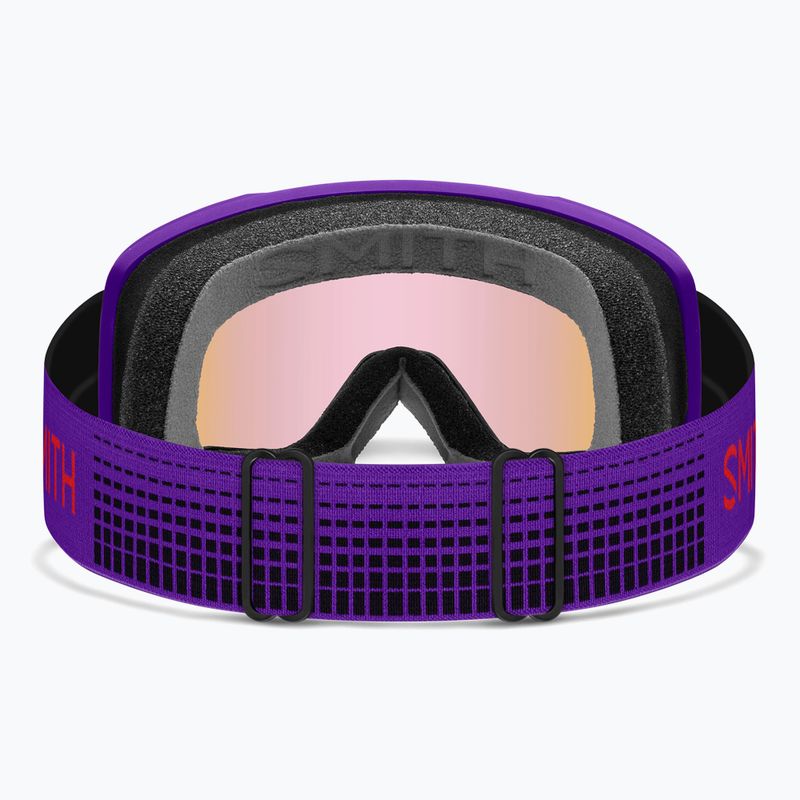Gogle narciarskie Smith Tribute S1 fresh purple/blue sensor mirror antifog 3