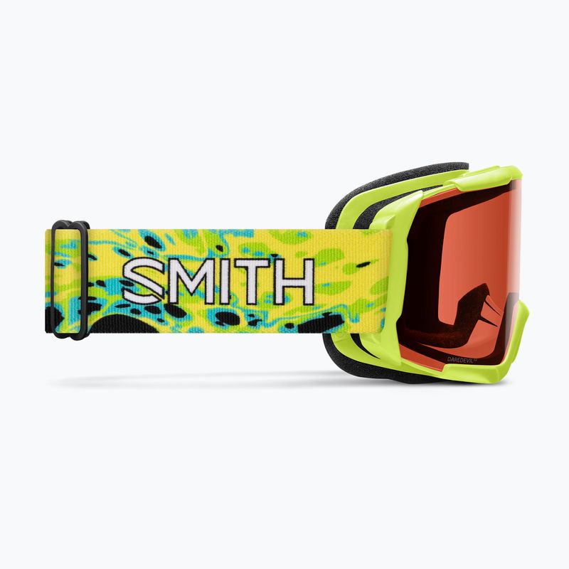 Gogle narciarskie dziecięce Smith Daredevil S3 electric lime slime/green solx mirror antifog 2