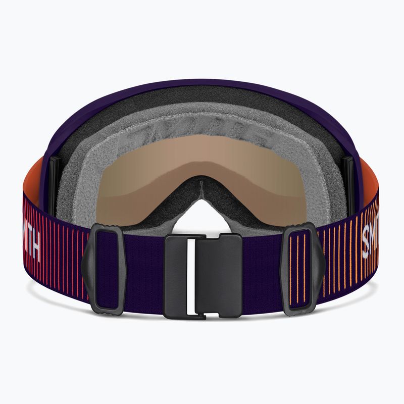 Gogle narciarskie dziecięce Smith Reason OTG S3 deep plum gradient/red solx mirror antifog 3