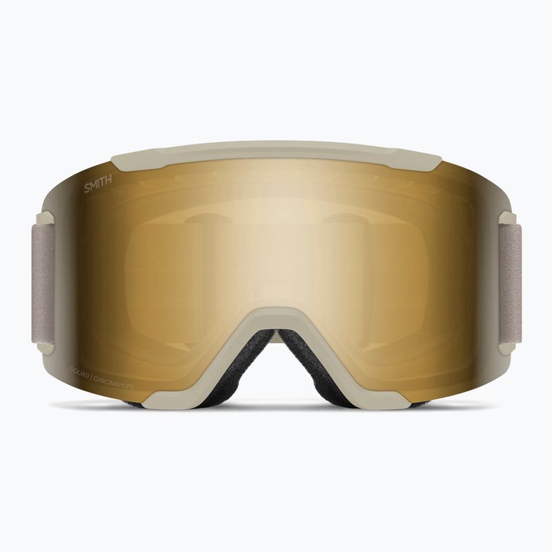 Gogle narciarskie Smith Squad S3 chalk/chromapop sun black gold mirror 2