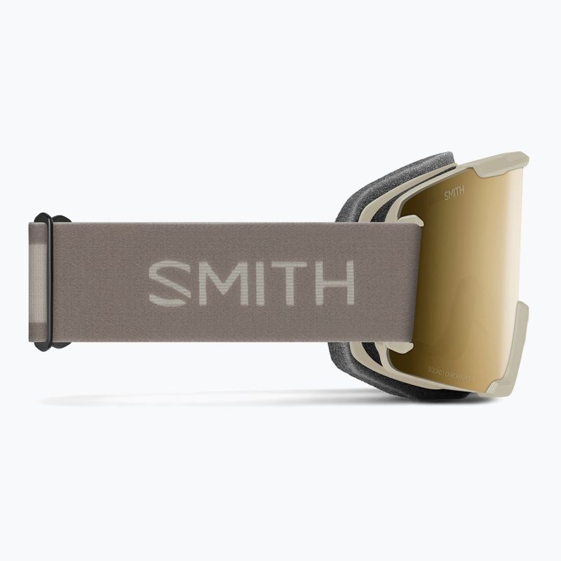 Gogle narciarskie Smith Squad S3 chalk/chromapop sun black gold mirror 4