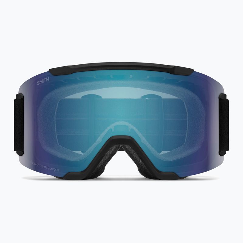 Gogle narciarskie Smith Squad S2 black/chromapop everyday blue mirror 2