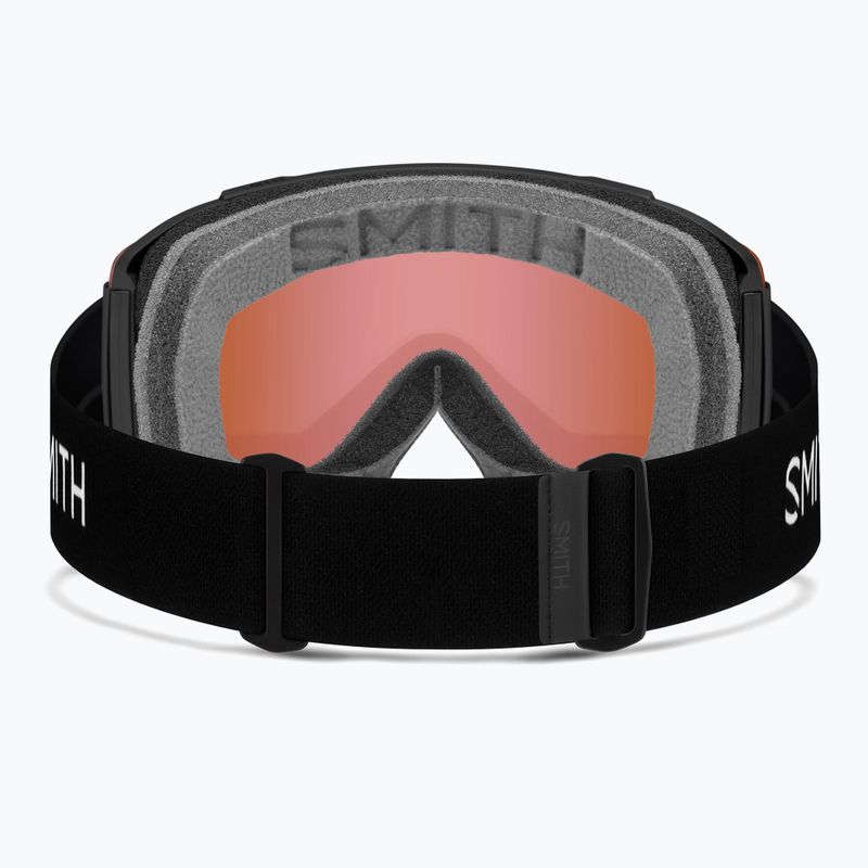 Gogle narciarskie Smith Squad S2 black/chromapop everyday rose gold mirror 3