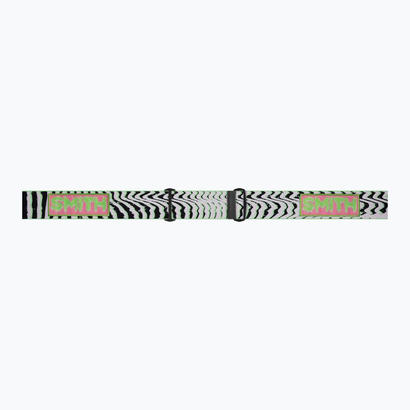 Gogle narciarskie Smith Squad S2 slime static shag/chromapop everyday green mirror 5
