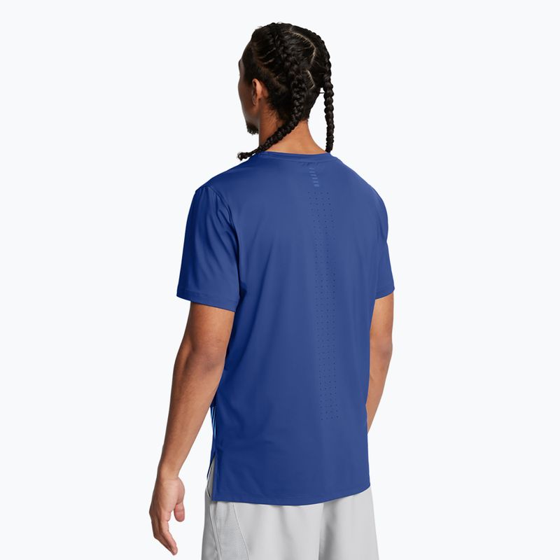 Koszulka do biegania męska Under Armour UA Launch Elite Graphic tech blue/horizon blue/reflective 2