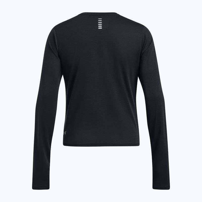 Longsleeve do biegania damski Under Armour Launch black/reflective 2