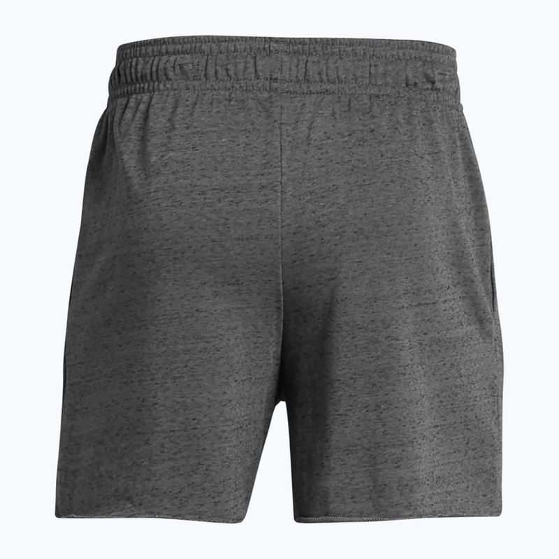 Spodenki męskie Under Armour Rival Terry 6in castlerock/onyx white 6