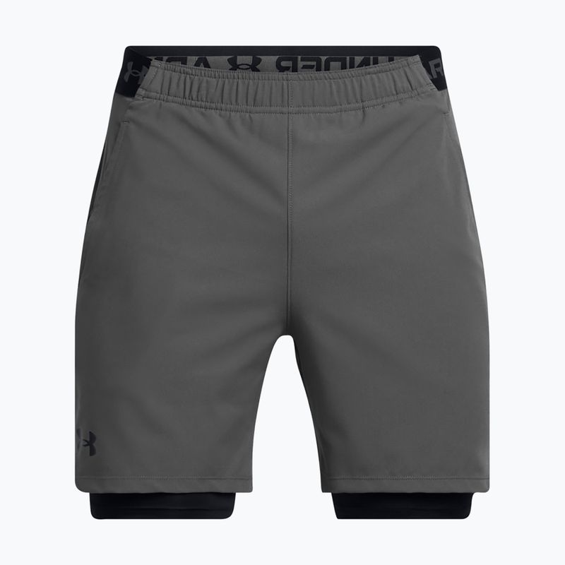 Spodenki treningowe męskie Under Armour Vanish Woven 2In1 Sts castlerock/black/black 5