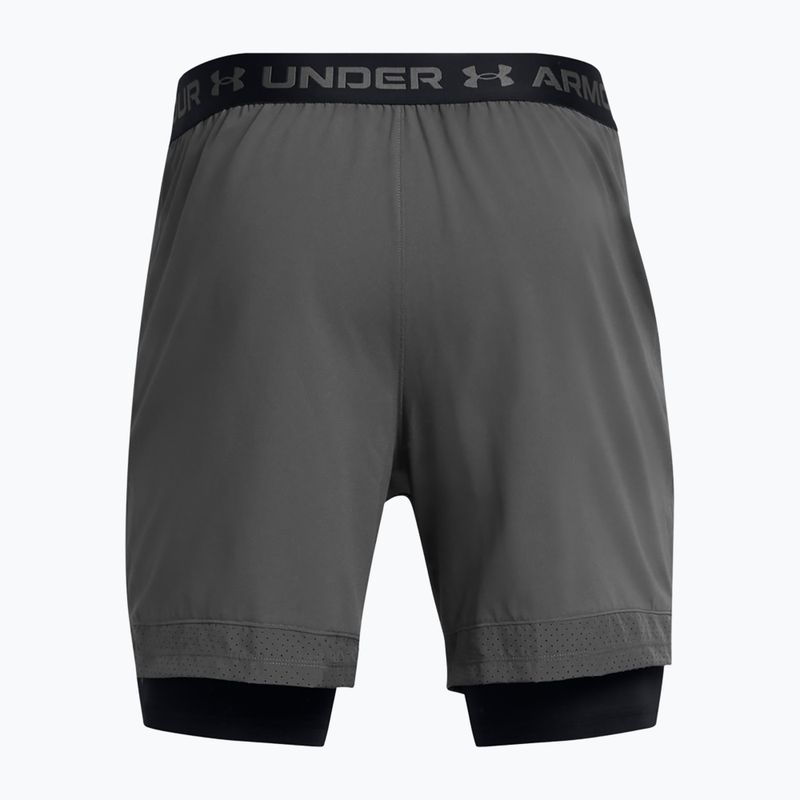 Spodenki treningowe męskie Under Armour Vanish Woven 2In1 Sts castlerock/black/black 6
