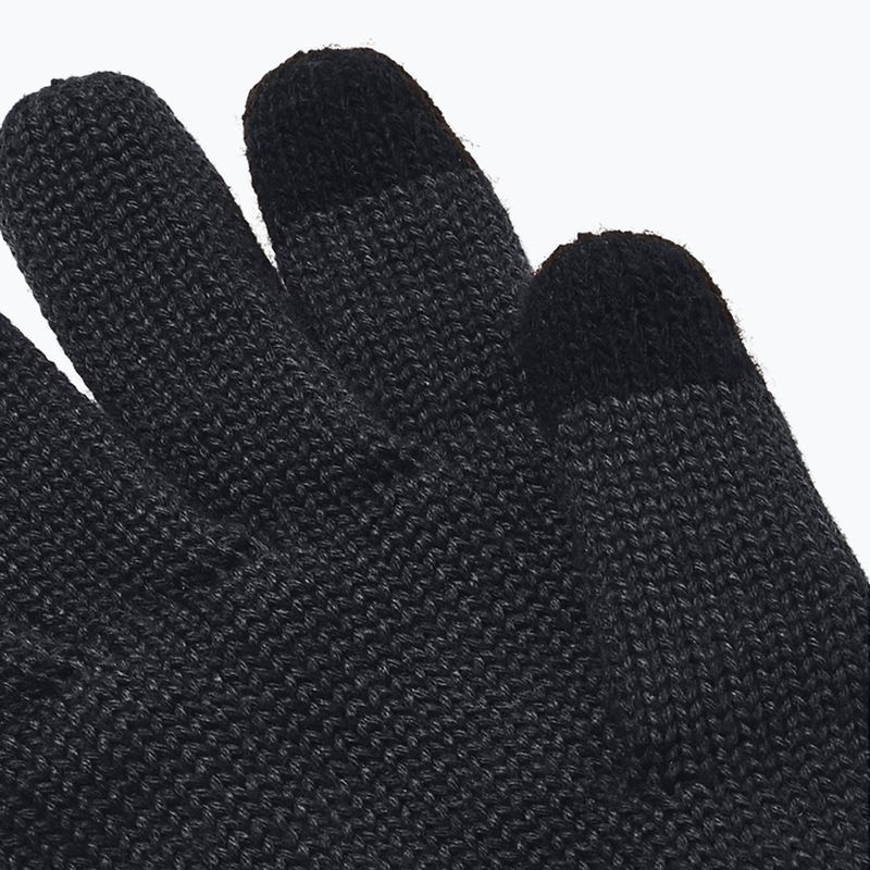 Rękawiczki zimowe Under Armour Halftime Wool black/castlerock 3