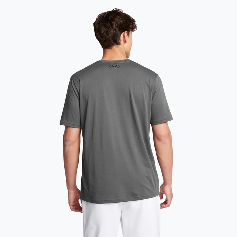 Koszulka męska Under Armour Sportstyle Left Chest castlerock/black 2