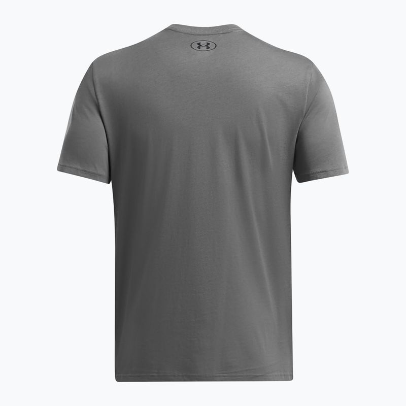 Koszulka męska Under Armour Sportstyle Left Chest castlerock/black 4