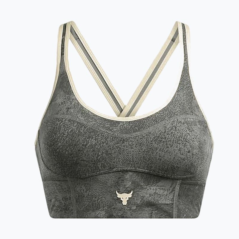 Biustonosz treningowy Under Armour Project Rock Infinity Let's Go clay green/silt 3
