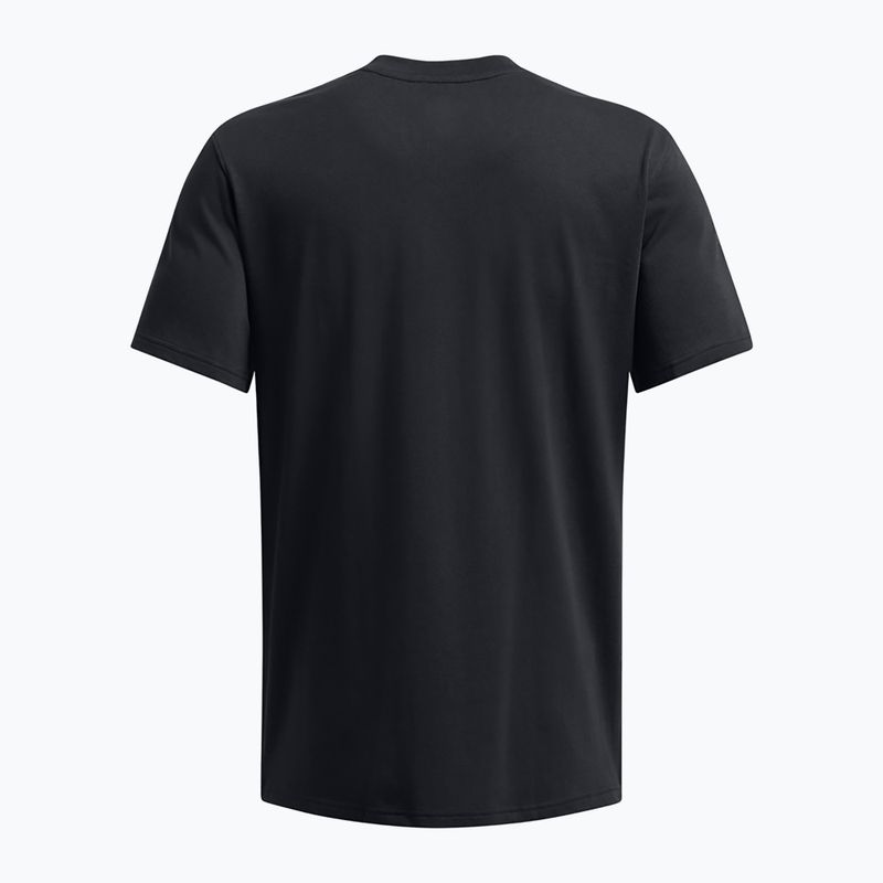 Koszulka męska Under Armour Curry Hvyweight Logo black/white 4