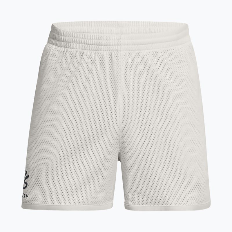 Spodenki koszykarskie męskie Under Armour Curry Splash Short white clay/black 2