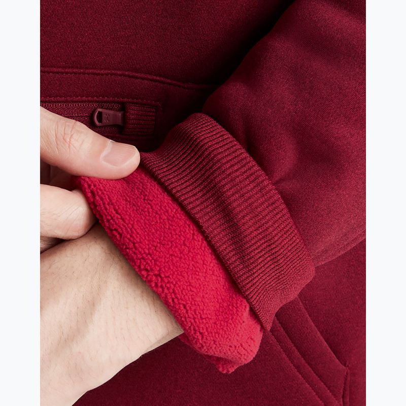 Bluza męska Under Armour Fleece Pro Kangra HD cardinal/black 3