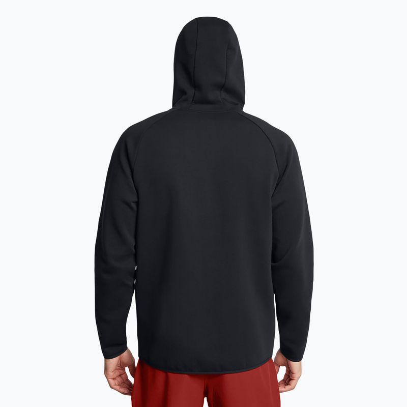 Bluza męska Under Armour Unstoppable Fleece Full Zip HD black/black 3
