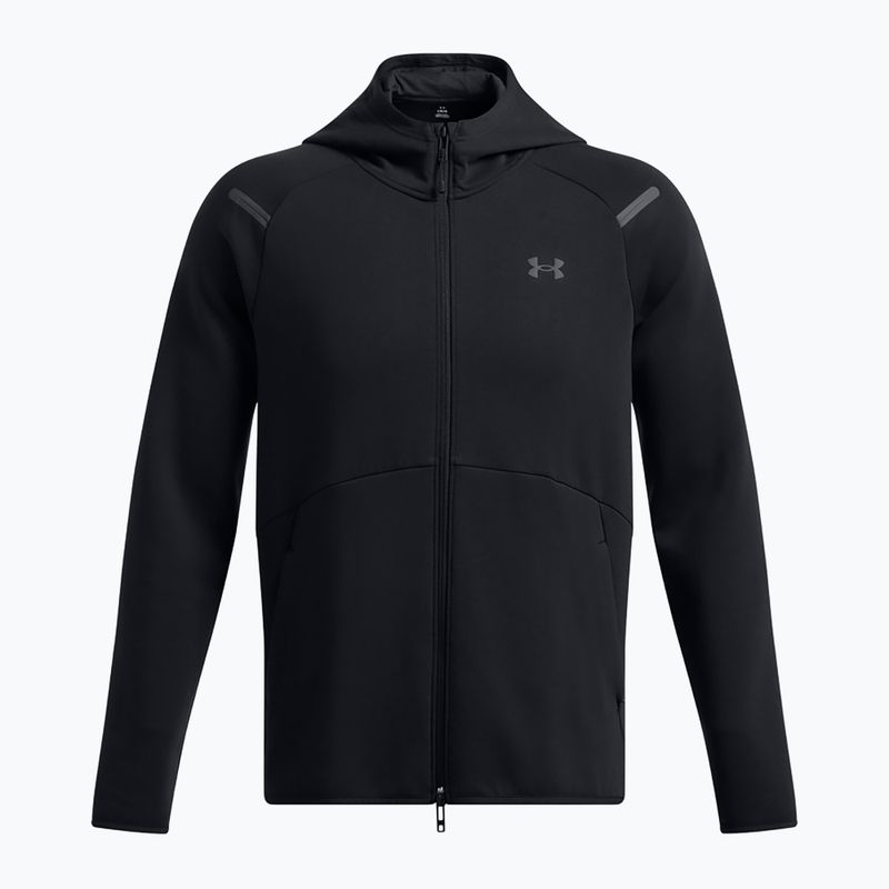 Bluza męska Under Armour Unstoppable Fleece Full Zip HD black/black 5