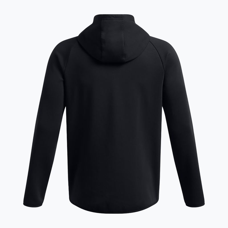 Bluza męska Under Armour Unstoppable Fleece Full Zip HD black/black 6