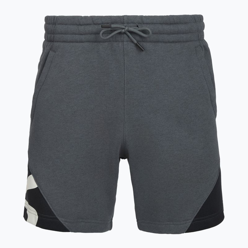 Spodenki męskie Under Armour Curry Splash Fleece Short castlerock full heather/black/white clay