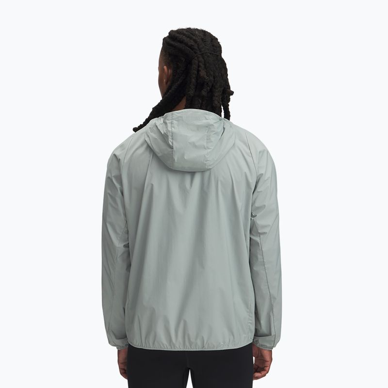 Kurtka do biegania męska Under Armour Launch Lightweight silica green/hydro green 2