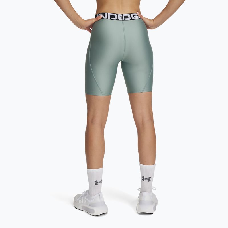 Spodenki damskie Under Armour HG Authentics 8in silica green/white 3