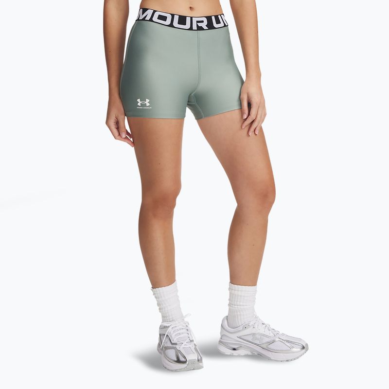 Spodenki damskie Under Armour HG Authentics horizon silica green/white